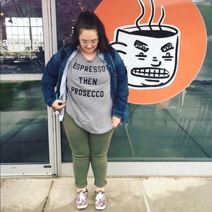 Espresso Then Prosecco Tee